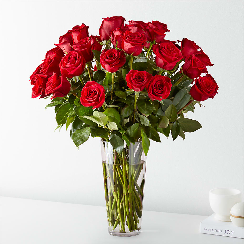 Long Stem Red Rose Bouquet – LATE BLOOMERS FLORAL & GIFT LLC, Willmar MN
