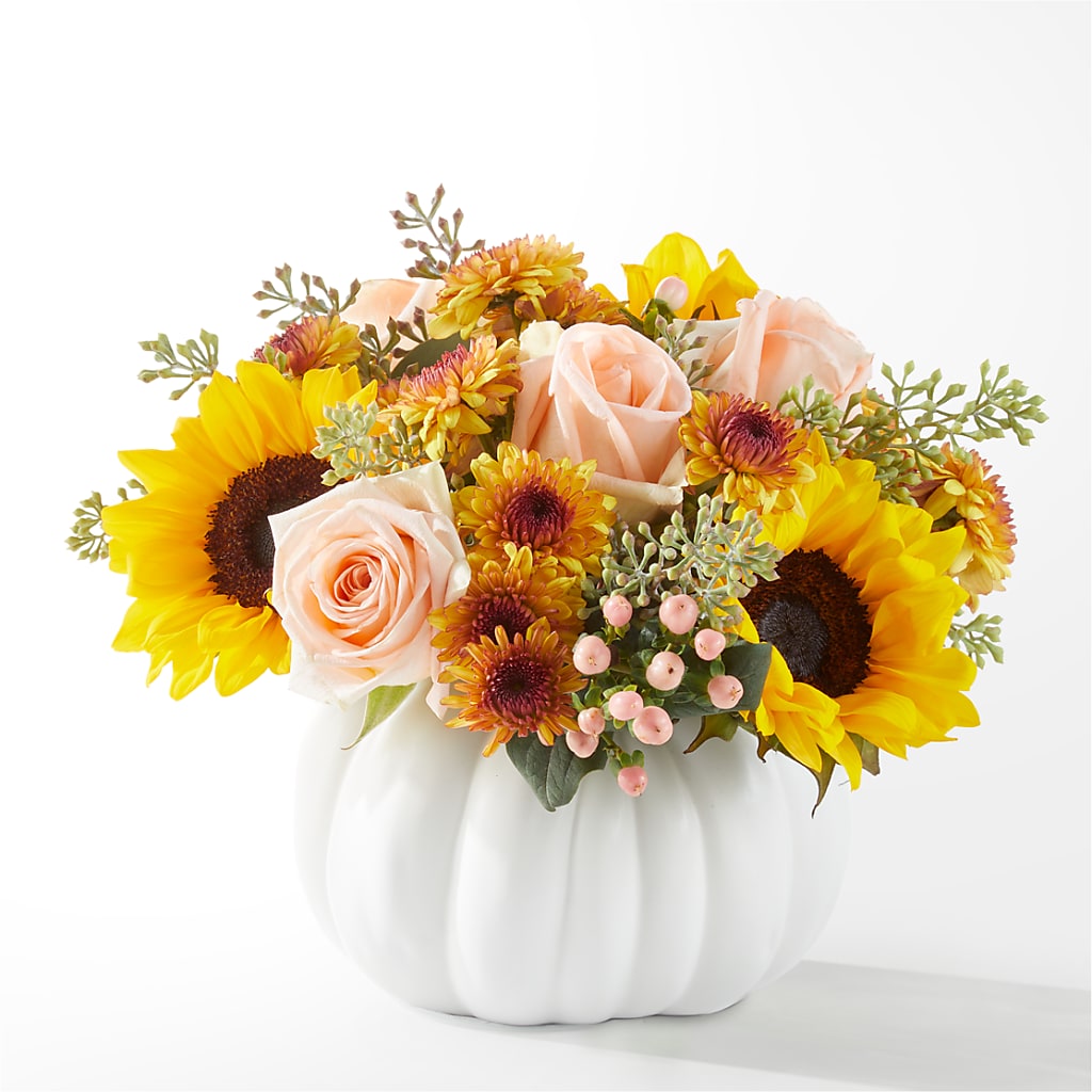 Pumpkin to Talk About Bouquet – LATE BLOOMERS FLORAL & GIFT LLC, Willmar MN