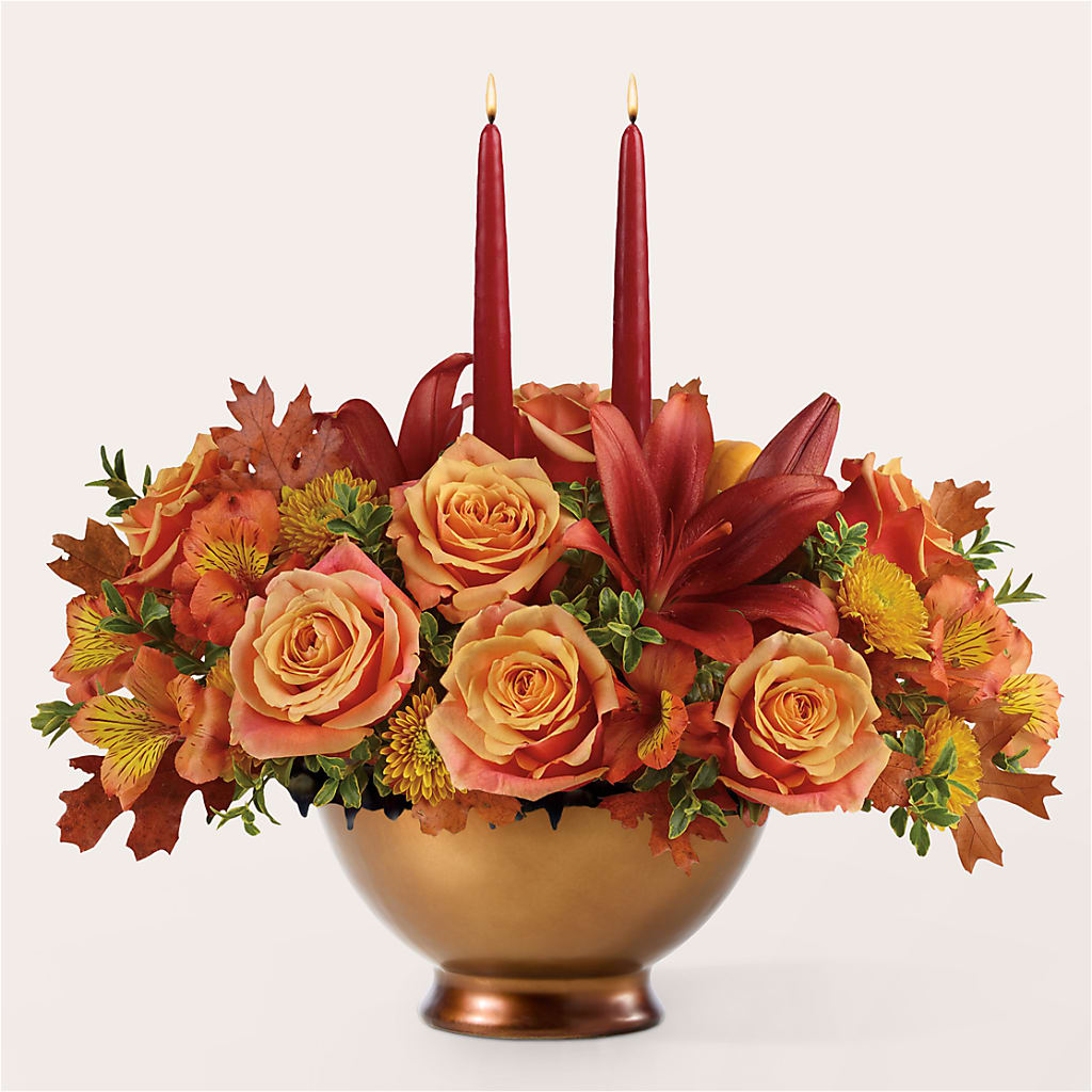 Harvest Table Centerpiece – LATE BLOOMERS FLORAL & GIFT LLC, Willmar MN