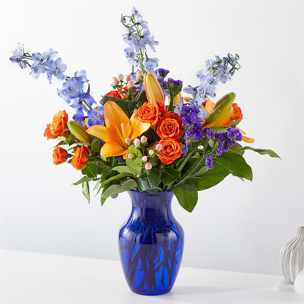 Radiant Citrus Bouquet – LATE BLOOMERS FLORAL & GIFT LLC, Willmar MN