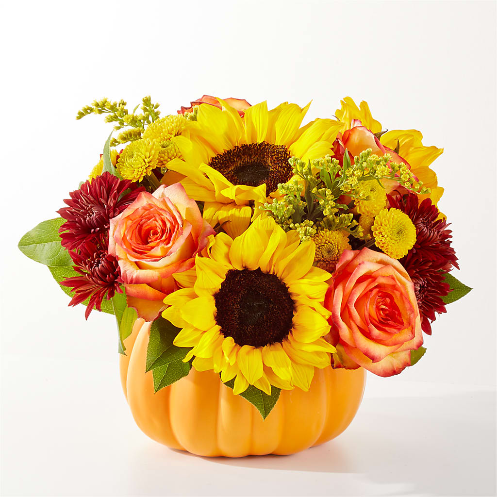 Golden Gourd Pumpkin Bouquet – LATE BLOOMERS FLORAL & GIFT LLC, Willmar MN