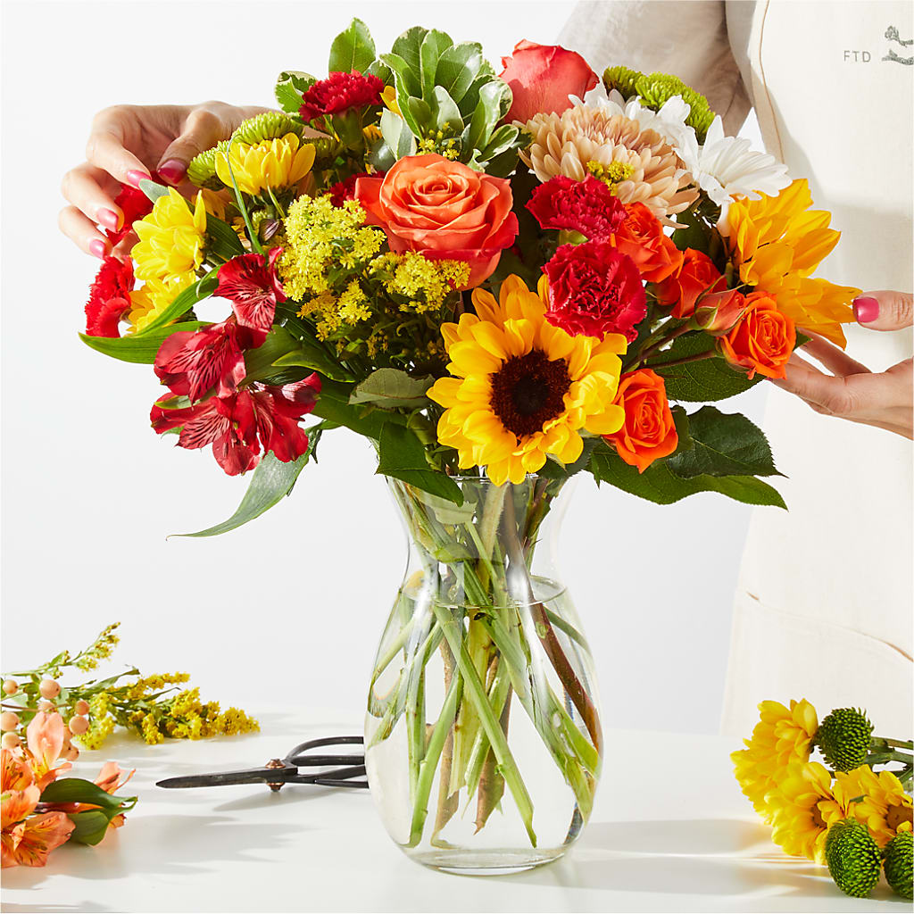 Fall Delight – A Florist Original – LATE BLOOMERS FLORAL & GIFT LLC, Willmar MN