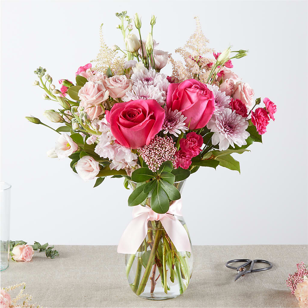 Pink Ribbon - A Florist Original – LATE BLOOMERS FLORAL & GIFT LLC, Willmar MN