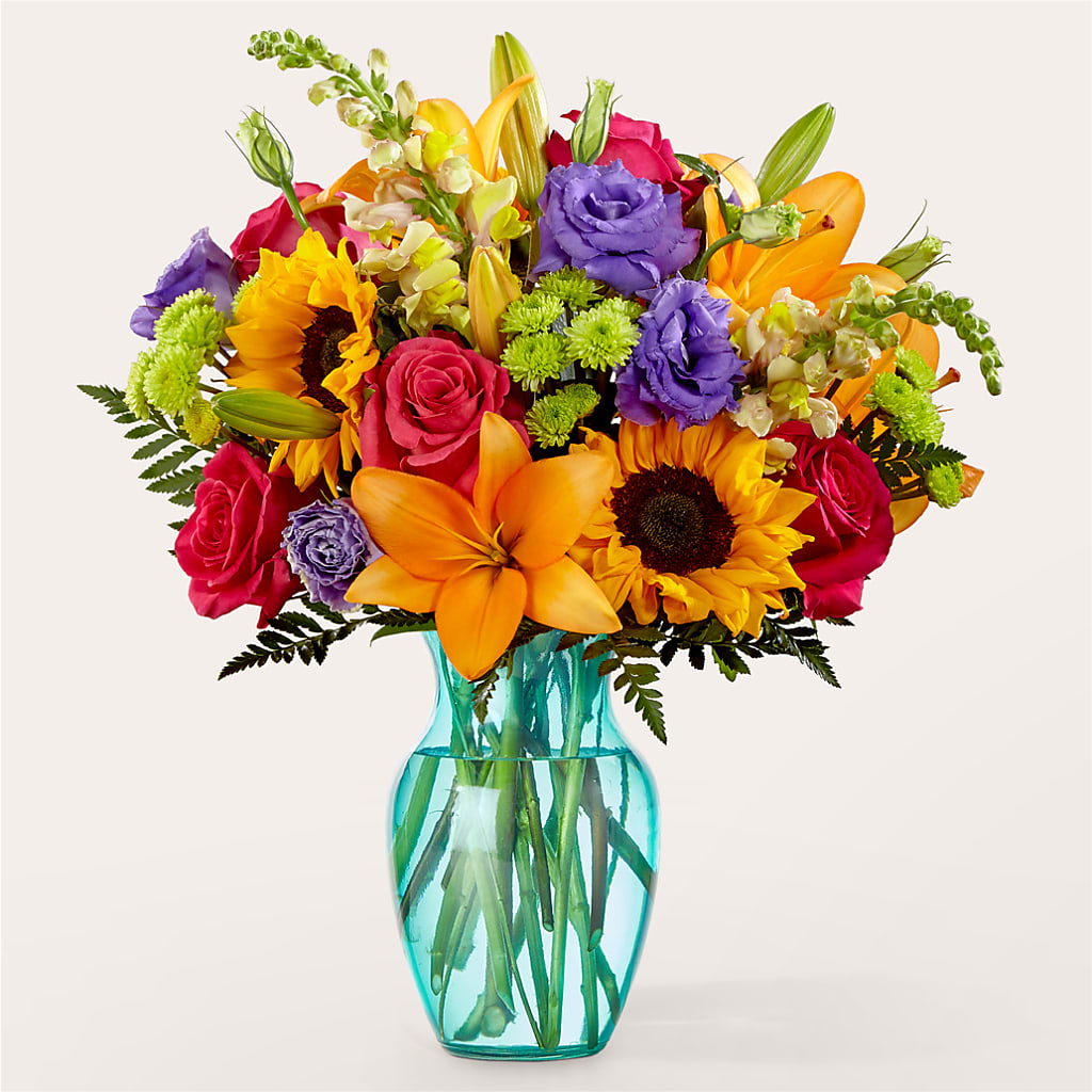 Double Rainbow Bouquet – LATE BLOOMERS FLORAL & GIFT LLC, Willmar MN