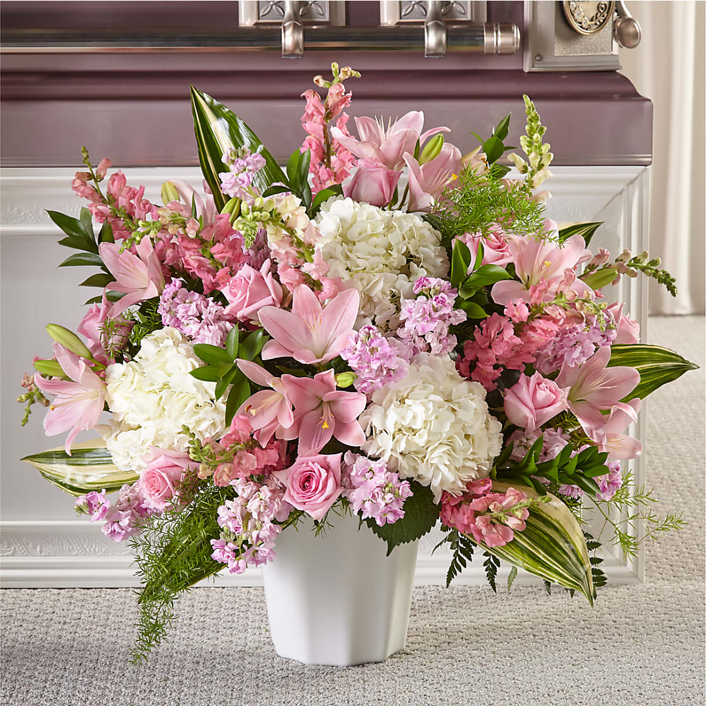 Simply Serene Floor Basket – LATE BLOOMERS FLORAL & GIFT LLC, Willmar MN