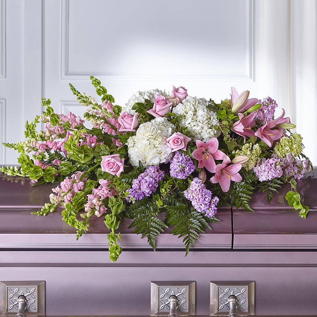 Life's Gratitude Casket Spray – LATE BLOOMERS FLORAL & GIFT LLC, Willmar MN