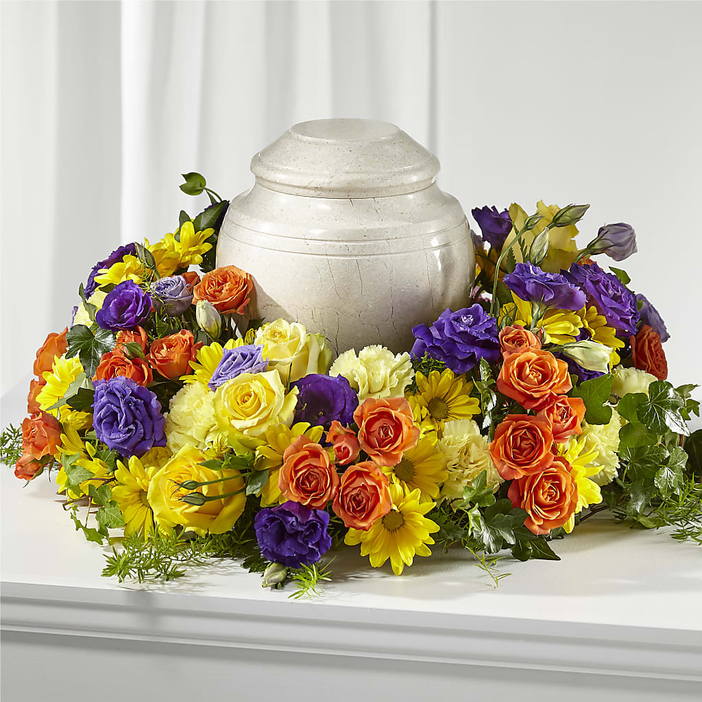 Blossoms of Remembrance Cremation Adornment – LATE BLOOMERS FLORAL & GIFT LLC, Willmar MN