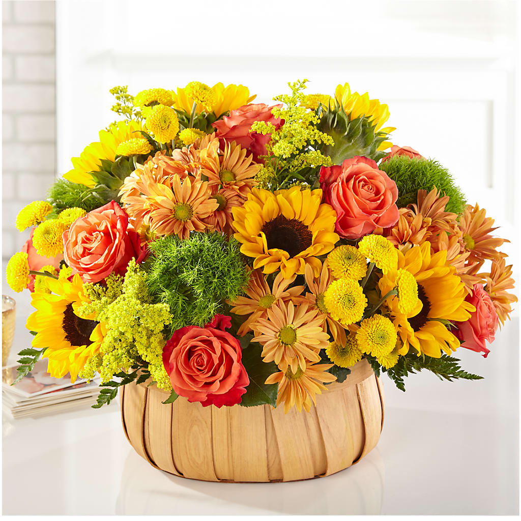 Harvest Sunflower Basket – LATE BLOOMERS FLORAL & GIFT LLC, Willmar MN