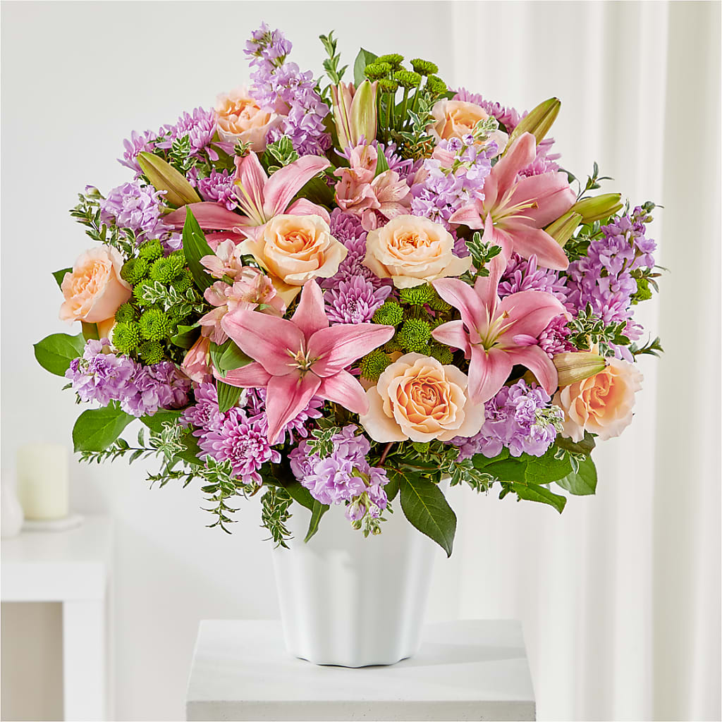 Supportive Embrace Tabletop Basket – LATE BLOOMERS FLORAL & GIFT LLC, Willmar MN