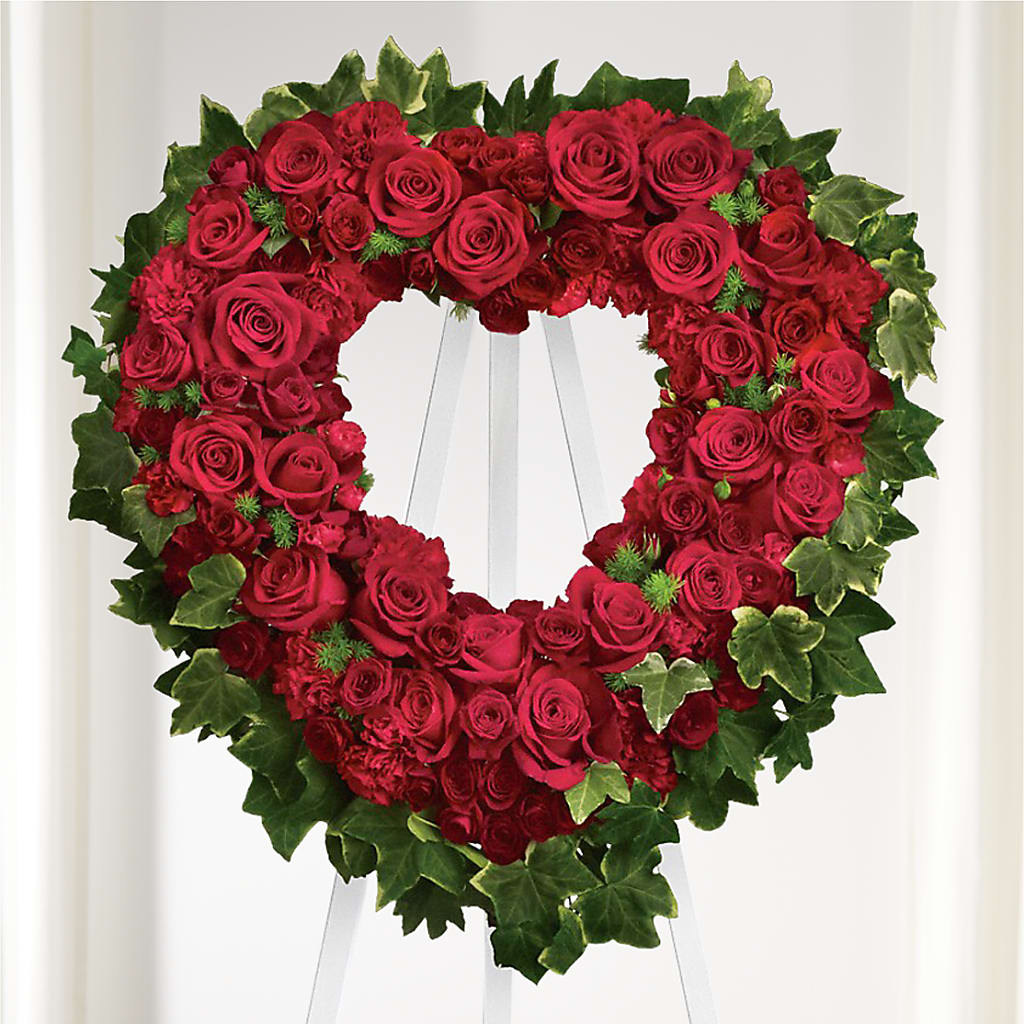 Wholehearted Standing Spray – LATE BLOOMERS FLORAL & GIFT LLC, Willmar MN