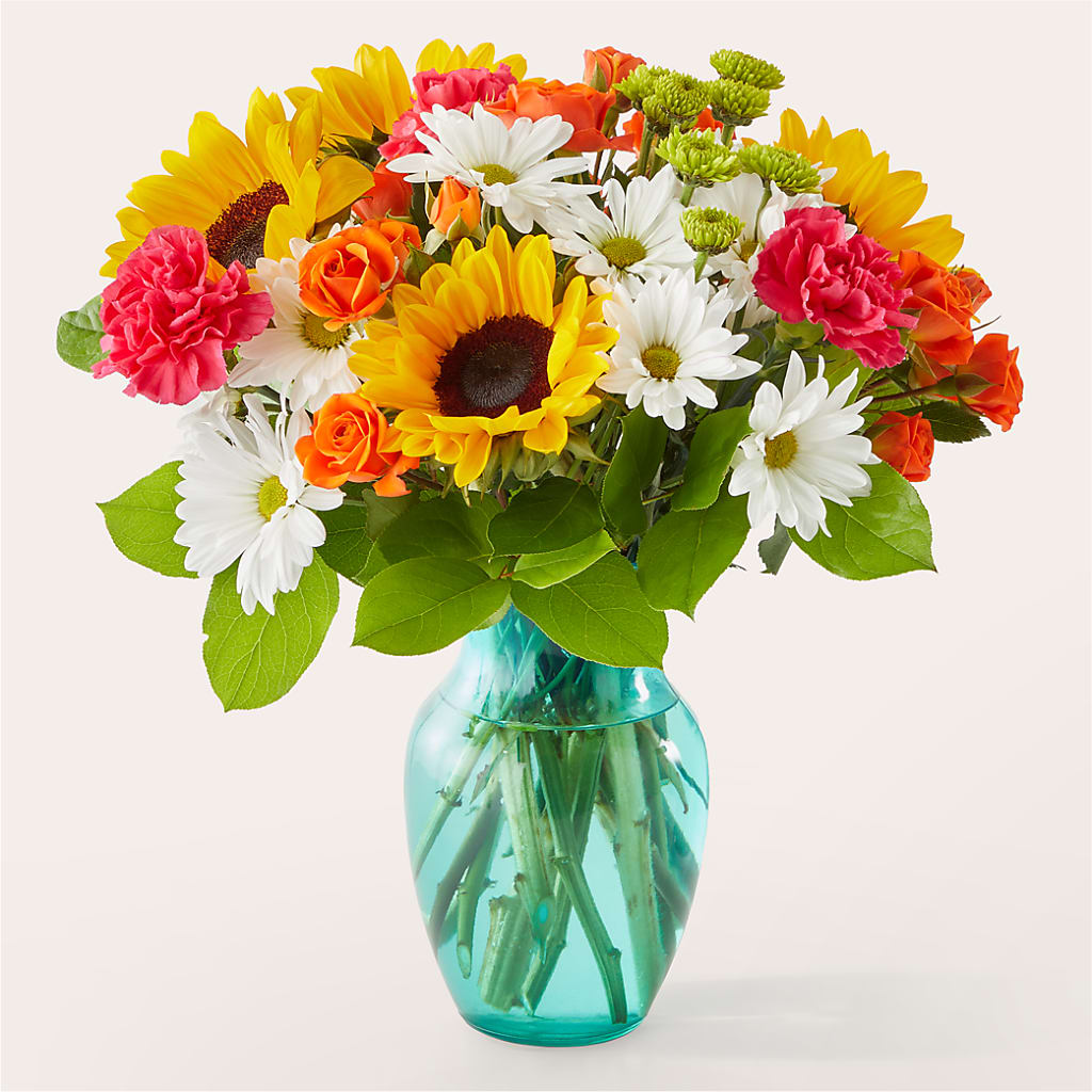 Sun-drenched Blooms Bouquet – LATE BLOOMERS FLORAL & GIFT LLC, Willmar MN