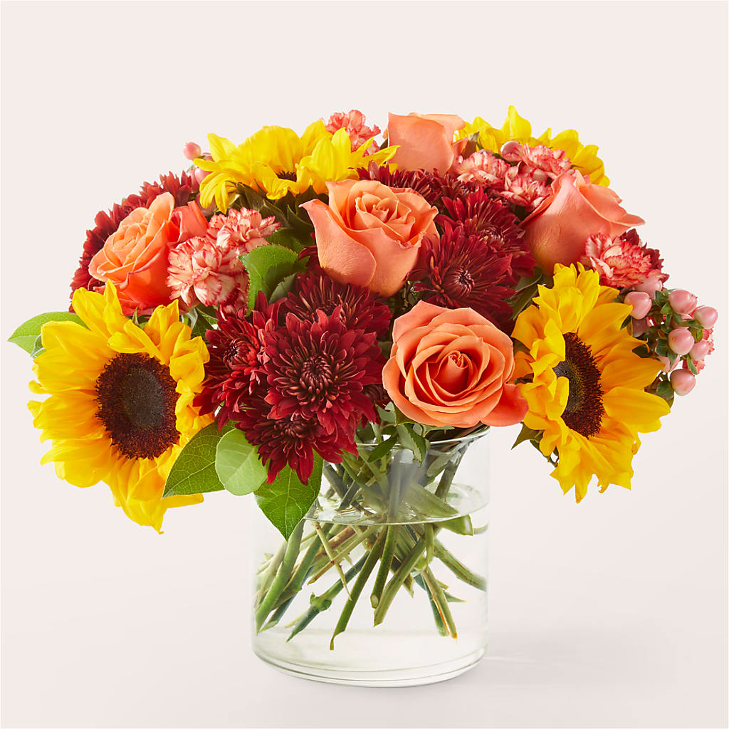 September Sunset Bouquet – LATE BLOOMERS FLORAL & GIFT LLC, Willmar MN