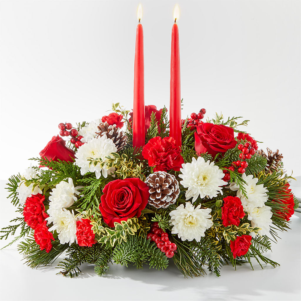 Holiday Soiree Centerpiece – LATE BLOOMERS FLORAL & GIFT LLC, Willmar MN