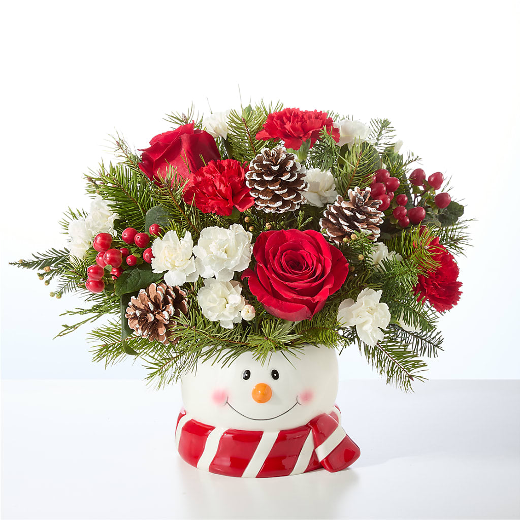 Jolly Snowman Bouquet – LATE BLOOMERS FLORAL & GIFT LLC, Willmar MN