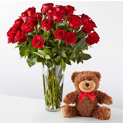 Romantic Long Stem Red Rose Bouquet Bundles – LATE BLOOMERS FLORAL & GIFT LLC, Willmar MN