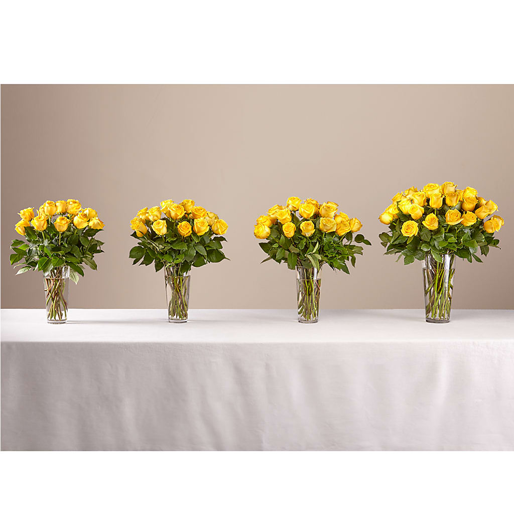 Long Stem Yellow Rose Bouquet – LATE BLOOMERS FLORAL & GIFT LLC, Willmar MN
