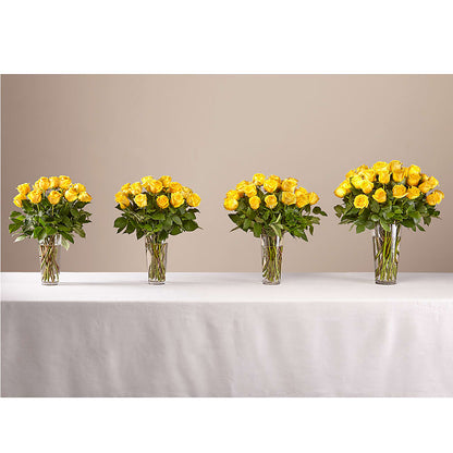 Long Stem Yellow Rose Bouquet – LATE BLOOMERS FLORAL & GIFT LLC, Willmar MN
