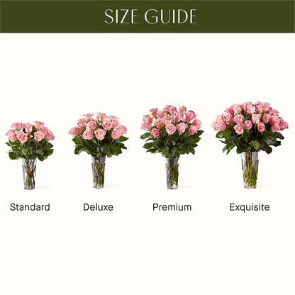 Long Stem Pink Rose Bouquet – LATE BLOOMERS FLORAL & GIFT LLC, Willmar MN