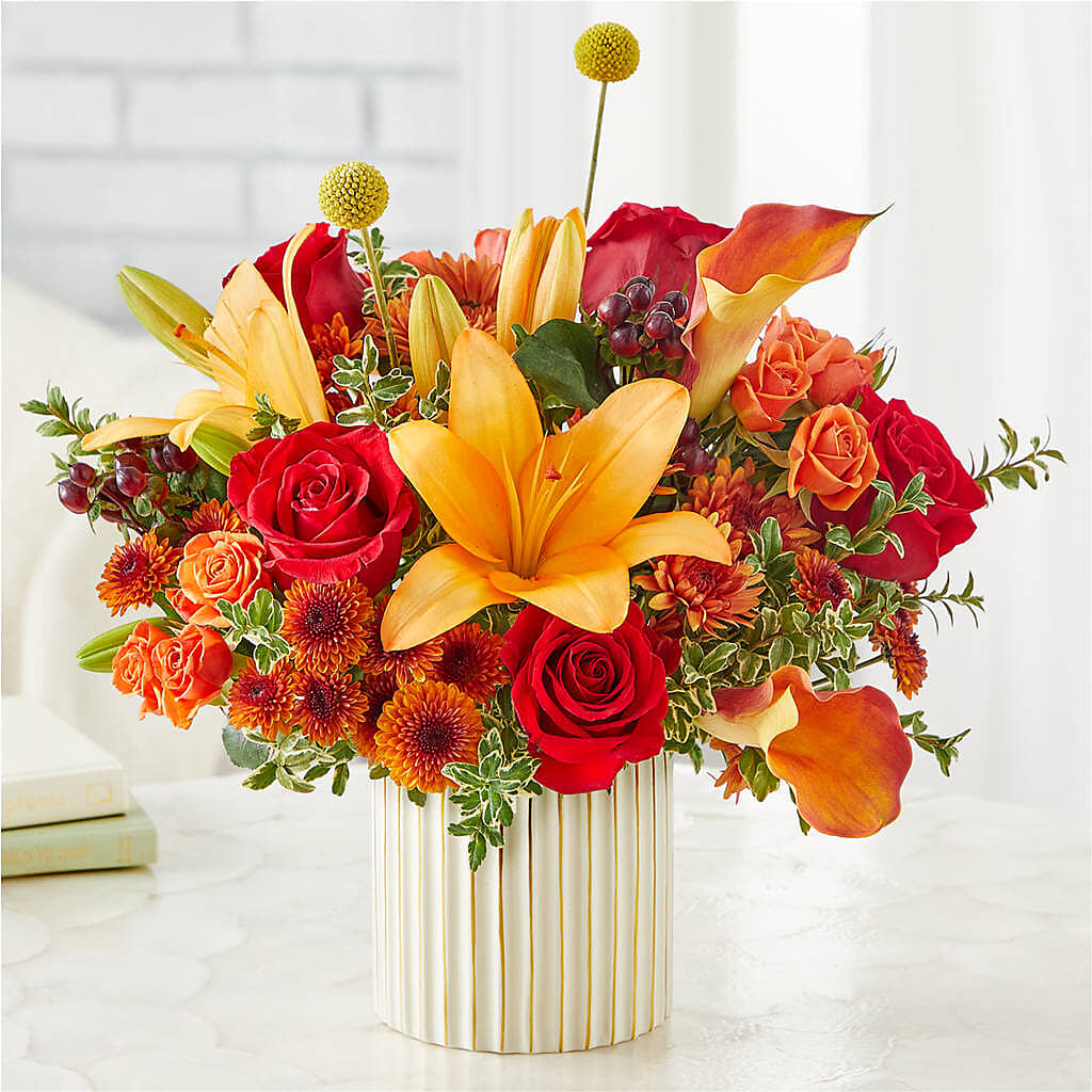 Scarlet Skies Bouquet – LATE BLOOMERS FLORAL & GIFT LLC, Willmar MN