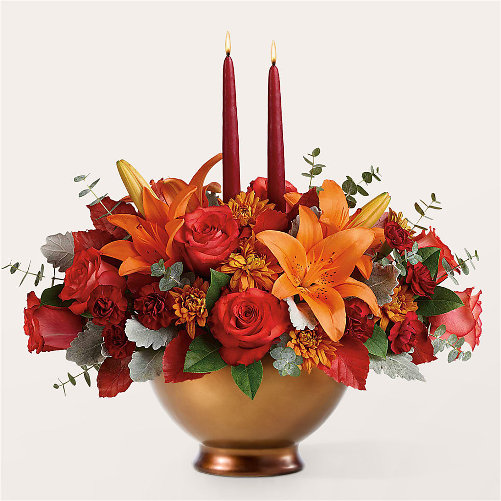 Fruits of Fall Centerpiece – LATE BLOOMERS FLORAL & GIFT LLC, Willmar MN