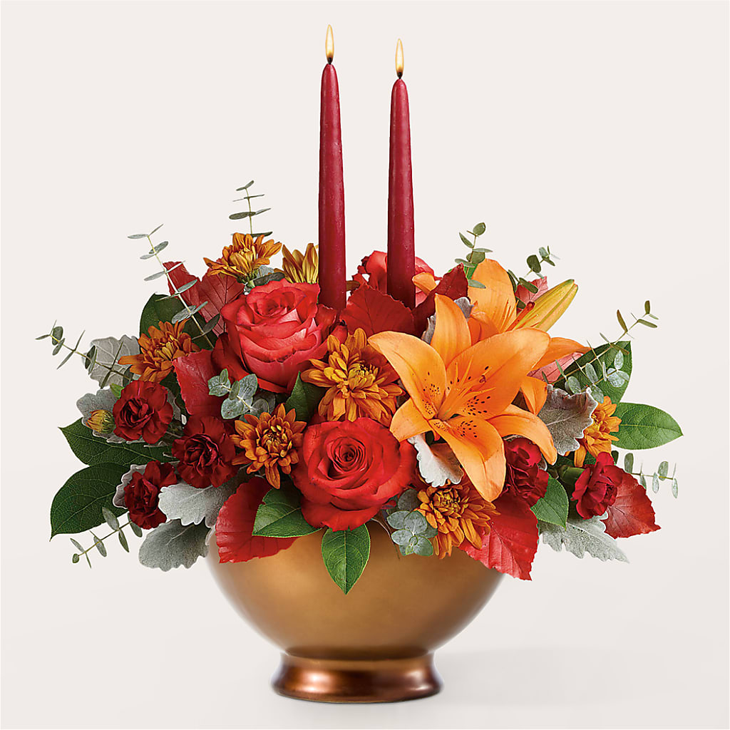Fruits of Fall Centerpiece – LATE BLOOMERS FLORAL & GIFT LLC, Willmar MN