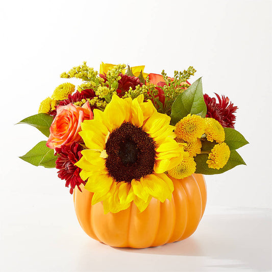 Golden Gourd Pumpkin Bouquet – LATE BLOOMERS FLORAL & GIFT LLC, Willmar MN