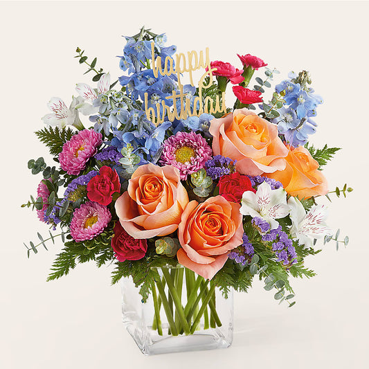 Birthday Bash Bouquet – LATE BLOOMERS FLORAL & GIFT LLC, Willmar MN