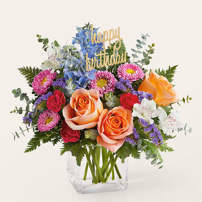Birthday Bash Bouquet – LATE BLOOMERS FLORAL & GIFT LLC, Willmar MN