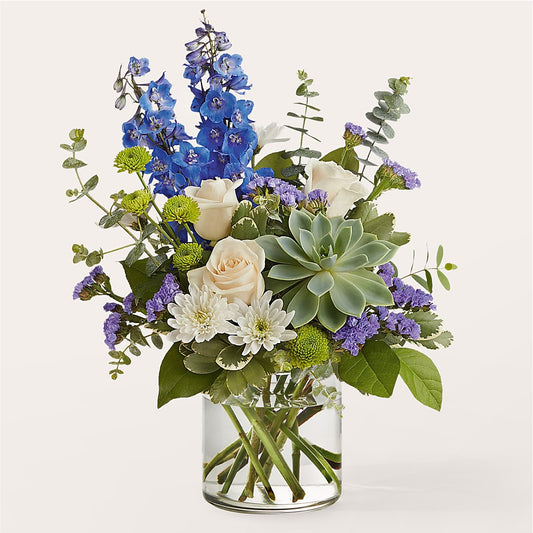 Cerulean Waves Bouquet – LATE BLOOMERS FLORAL & GIFT LLC, Willmar MN