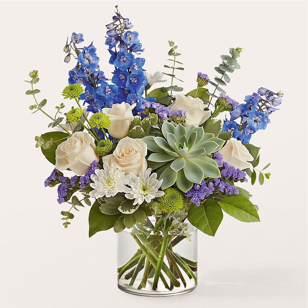 Cerulean Waves Bouquet – LATE BLOOMERS FLORAL & GIFT LLC, Willmar MN