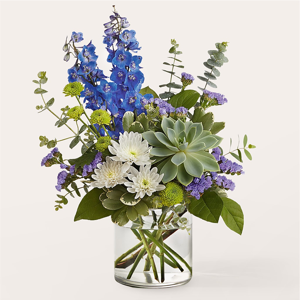 Cerulean Waves Bouquet – LATE BLOOMERS FLORAL & GIFT LLC, Willmar MN