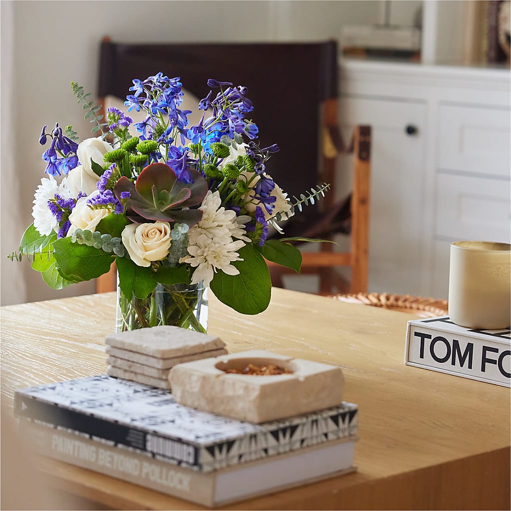 Cerulean Waves Bouquet – LATE BLOOMERS FLORAL & GIFT LLC, Willmar MN