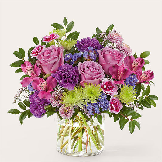 Glass Half Full Bouquet – LATE BLOOMERS FLORAL & GIFT LLC, Willmar MN