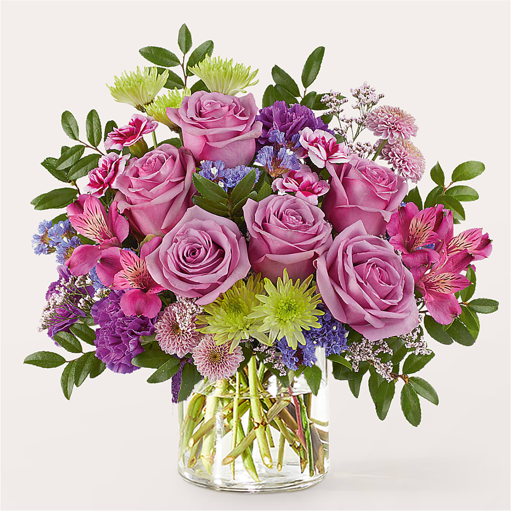 Glass Half Full Bouquet – LATE BLOOMERS FLORAL & GIFT LLC, Willmar MN