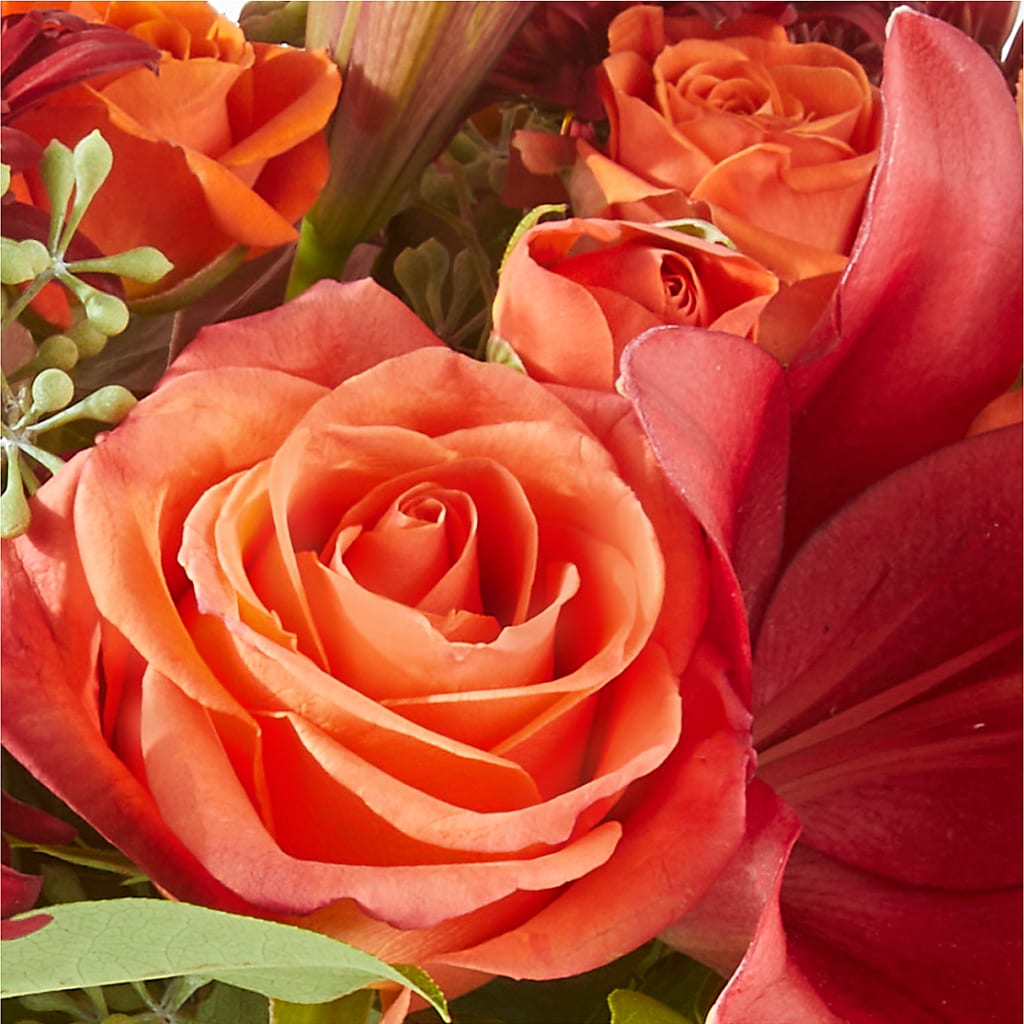 Crimson Leaves Bouquet – LATE BLOOMERS FLORAL & GIFT LLC, Willmar MN