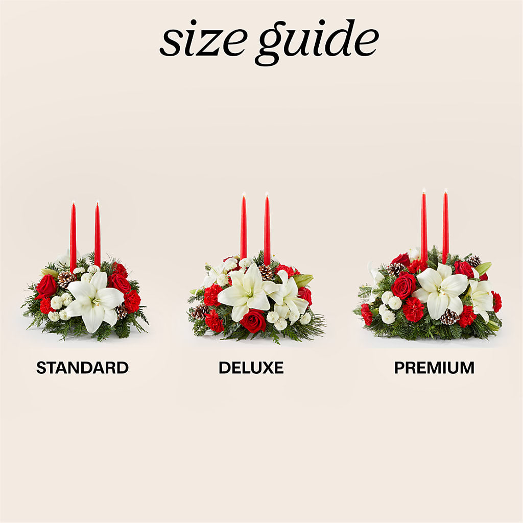 Seasonal Festivities Centerpiece – LATE BLOOMERS FLORAL & GIFT LLC, Willmar MN