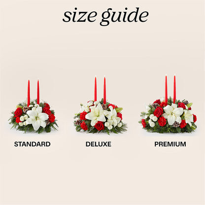 Seasonal Festivities Centerpiece – LATE BLOOMERS FLORAL & GIFT LLC, Willmar MN