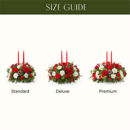 Holiday Soiree Centerpiece – LATE BLOOMERS FLORAL & GIFT LLC, Willmar MN