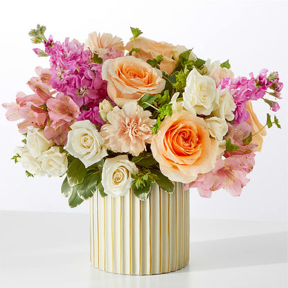 Paradise Bouquet with Ivory Vase – LATE BLOOMERS FLORAL & GIFT LLC, Willmar MN