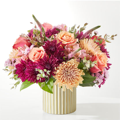 Berry Cobbler Bouquet with Ivory Vase – LATE BLOOMERS FLORAL & GIFT LLC, Willmar MN